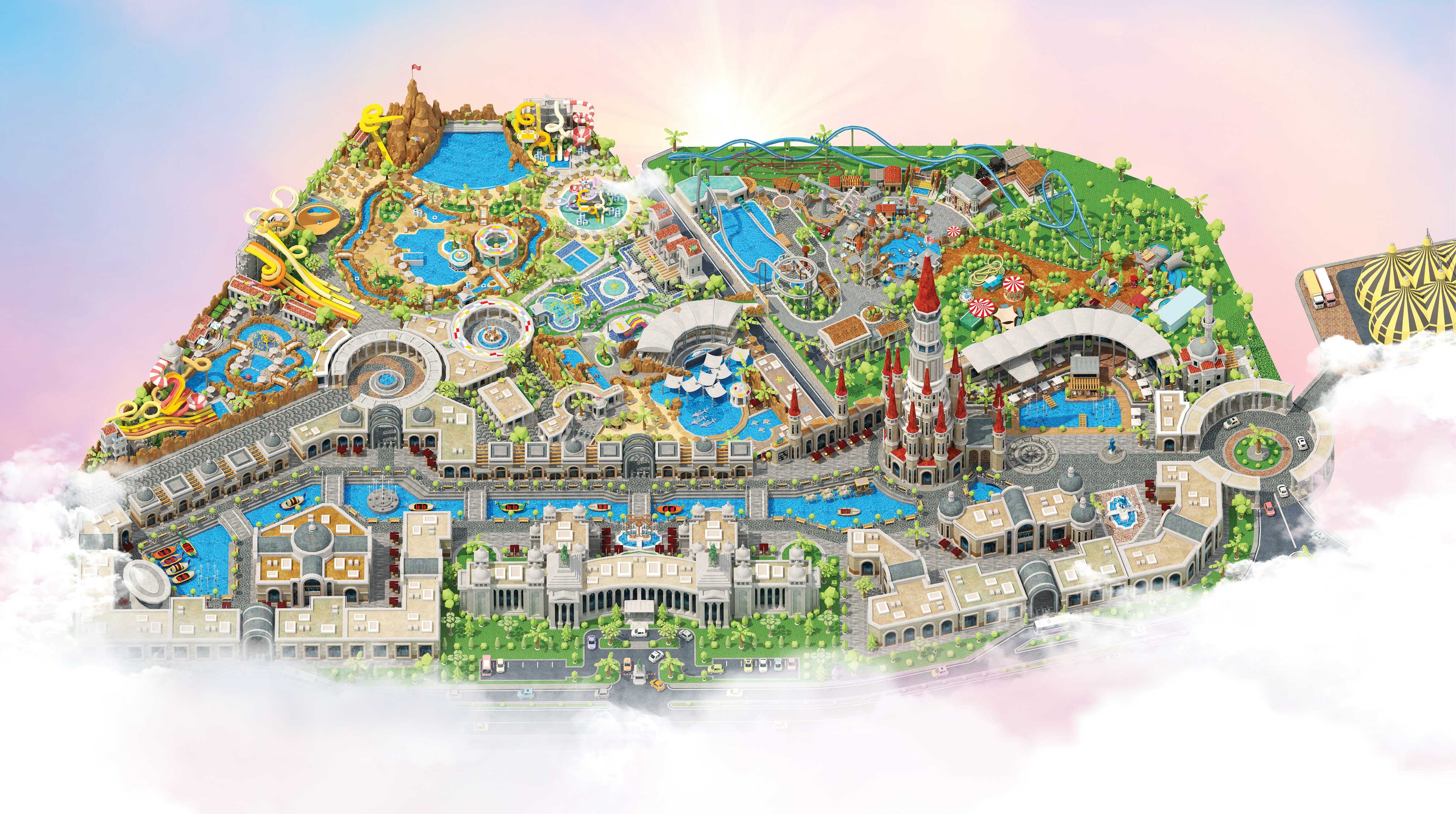 Theme Park Map